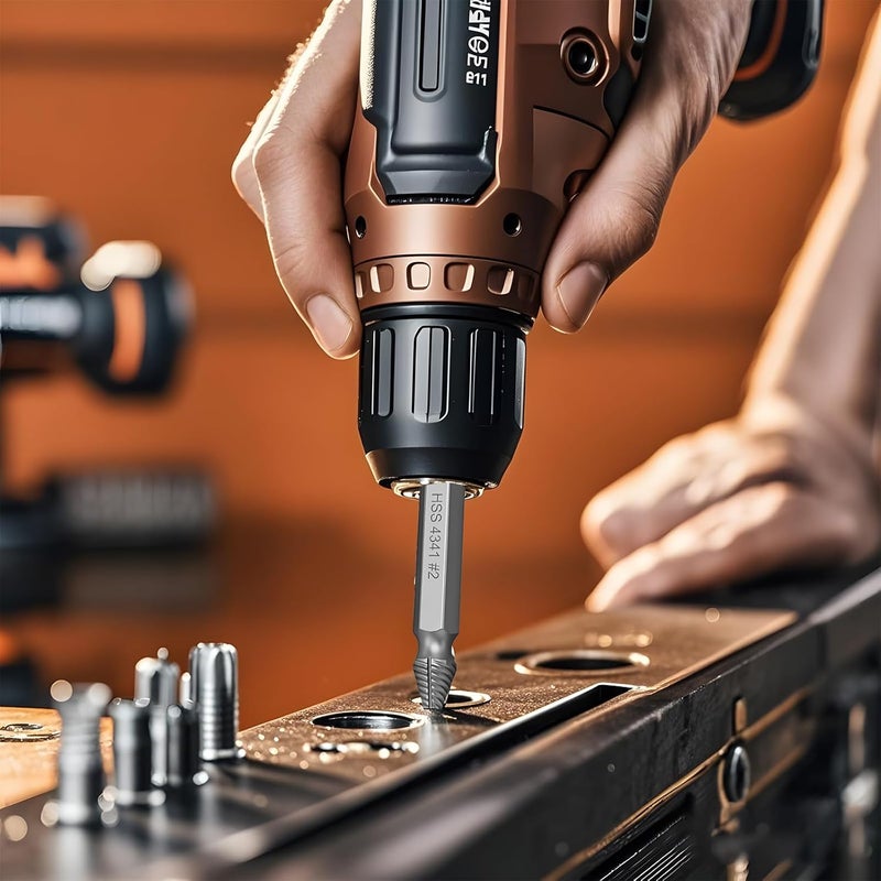 KUSONKEY Valentines Day Gifts for Him,Damaged Screw Extractor Set Gift for Men,Stripped Screws Nuts & Bolts Drill Bit Tools for Broken or Stubborn Screws Removal,Stocking Stuffers for Him - Image 5